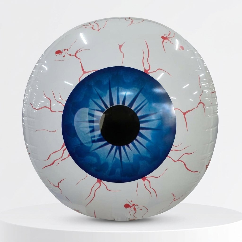 Bloodshot Eyeball Foil Balloon for Halloween – 22 Inch