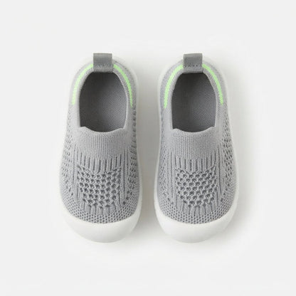 Kids Slip-On Mesh Trainers with Heel Pull Tab