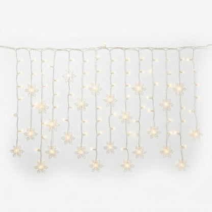 Snowflake LED Curtain Lights, 3.2 m