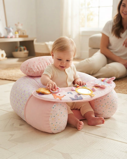 Inflatable Baby Sitting Support Seat with Play Tray