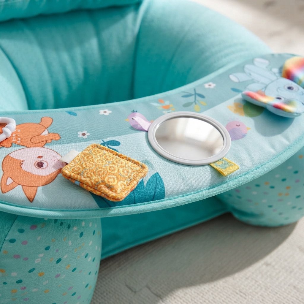Inflatable Baby Sitting Support Seat with Play Tray