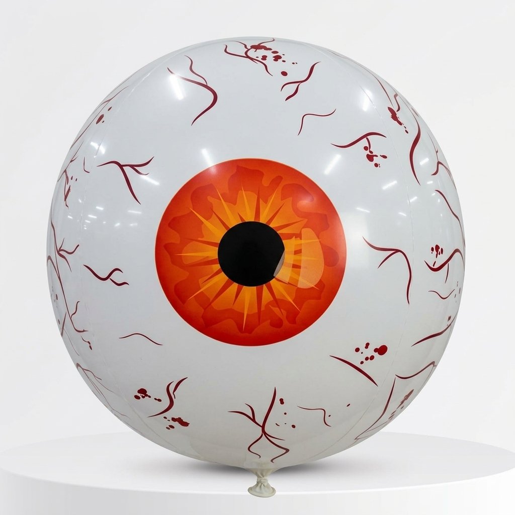 Bloodshot Eyeball Foil Balloon for Halloween – 22 Inch