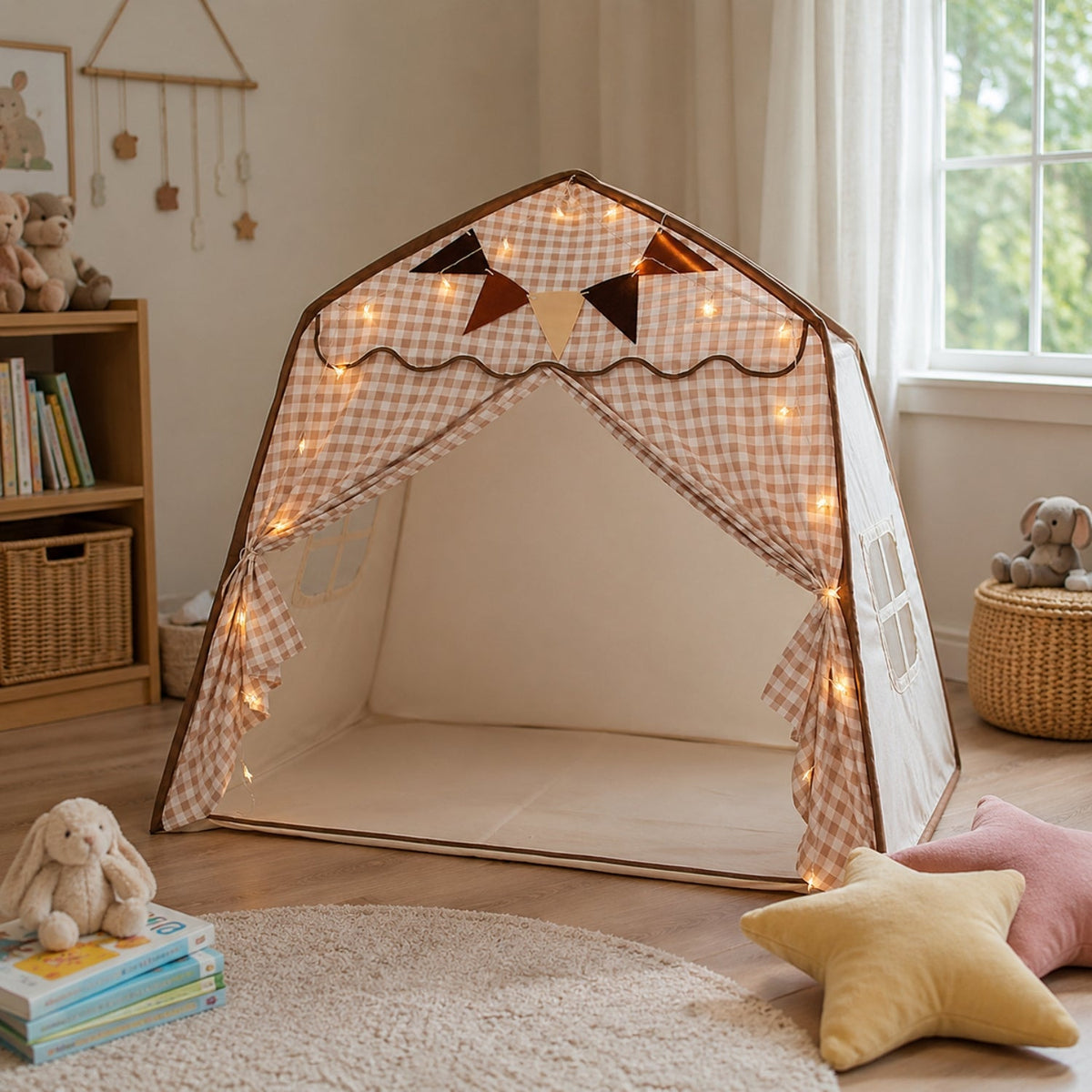Kids Canopy Play Tent with Fibreglass Rods