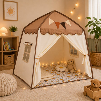 Kids Canopy Play Tent with Fibreglass Rods