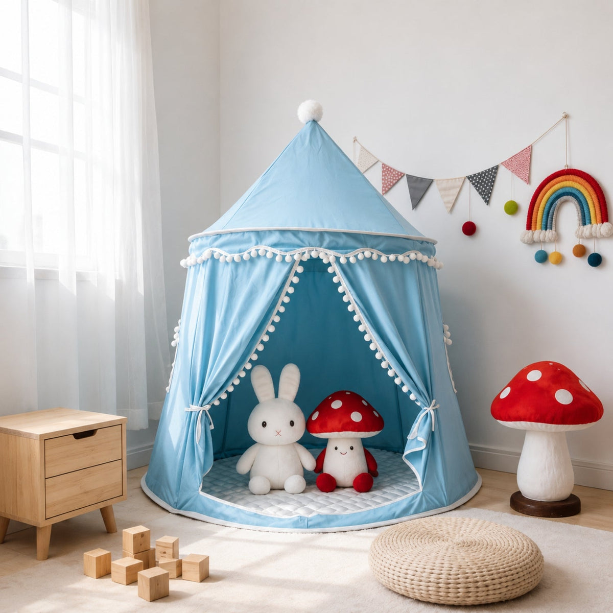 Kids Indoor Teepee Play Tent