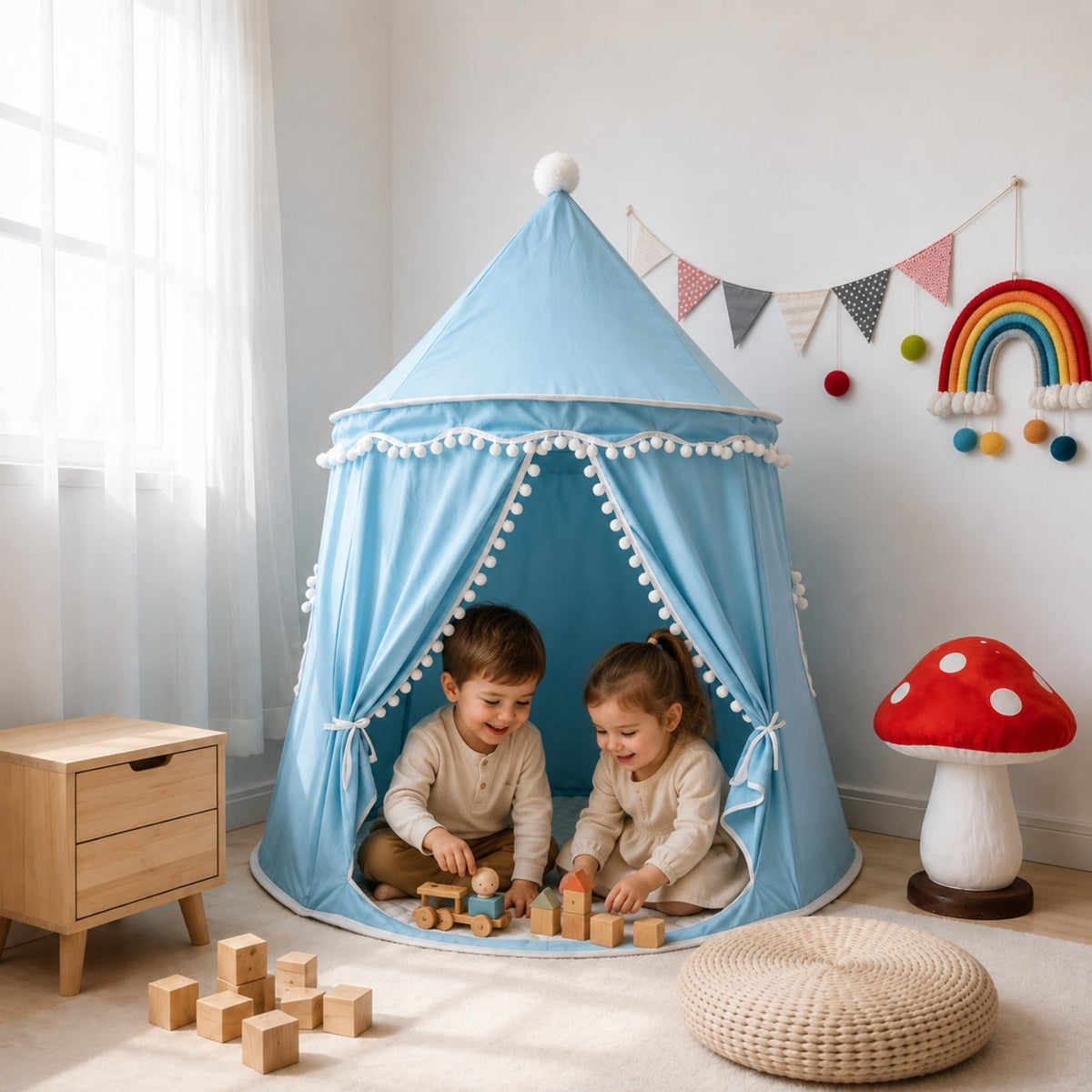 Kids Indoor Teepee Play Tent