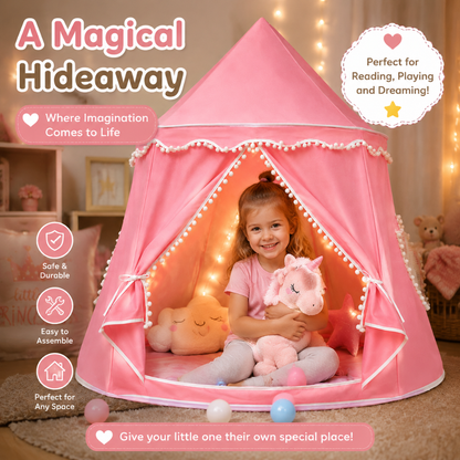 Kids Indoor Teepee Play Tent