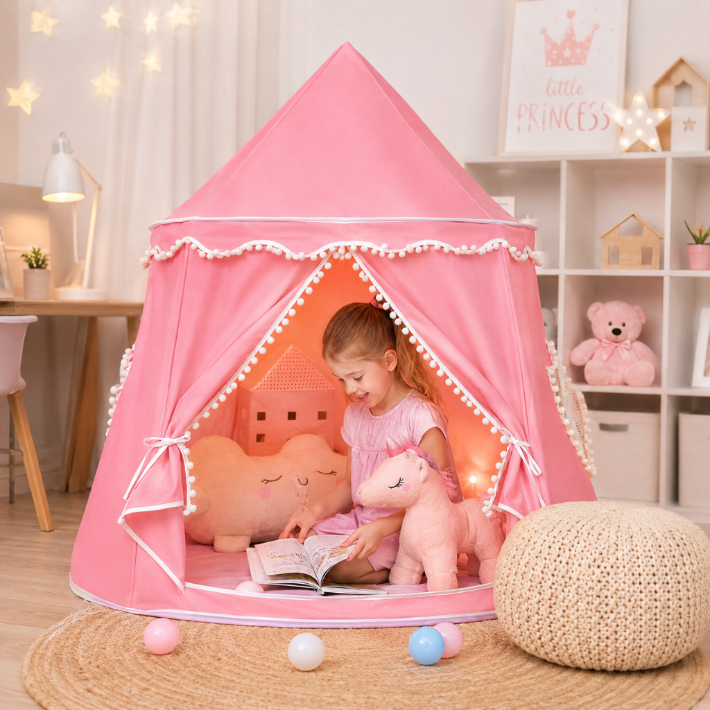 Kids Indoor Teepee Play Tent