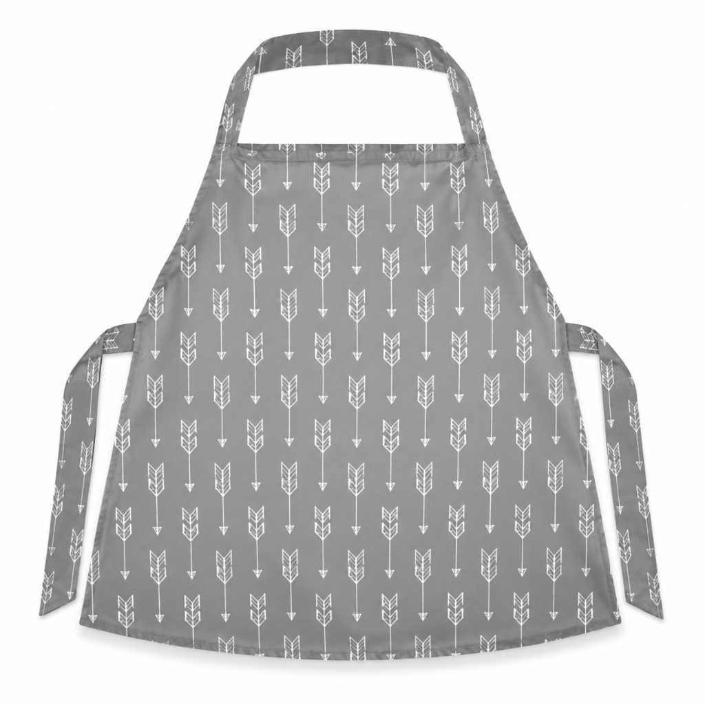 Cotton Nursing Cover with Built-In Burp Cloth