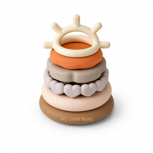 Silicone Stacking Teether Rings