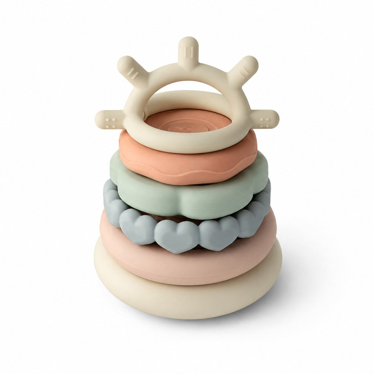 Silicone Stacking Teether Rings