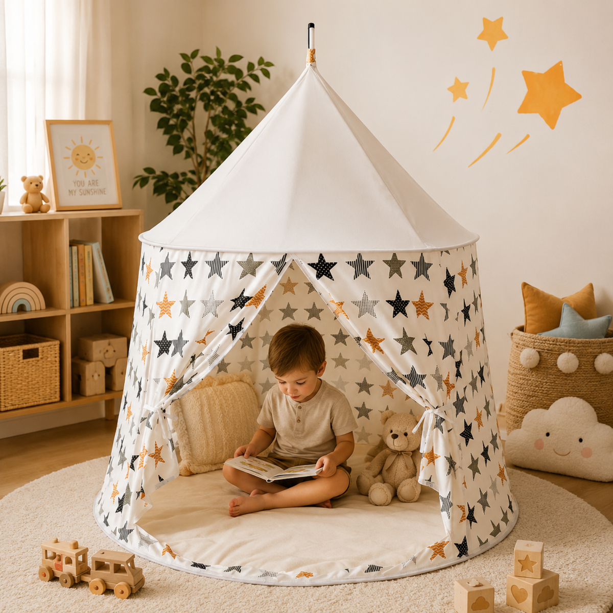 Kids Indoor Teepee Play Tent