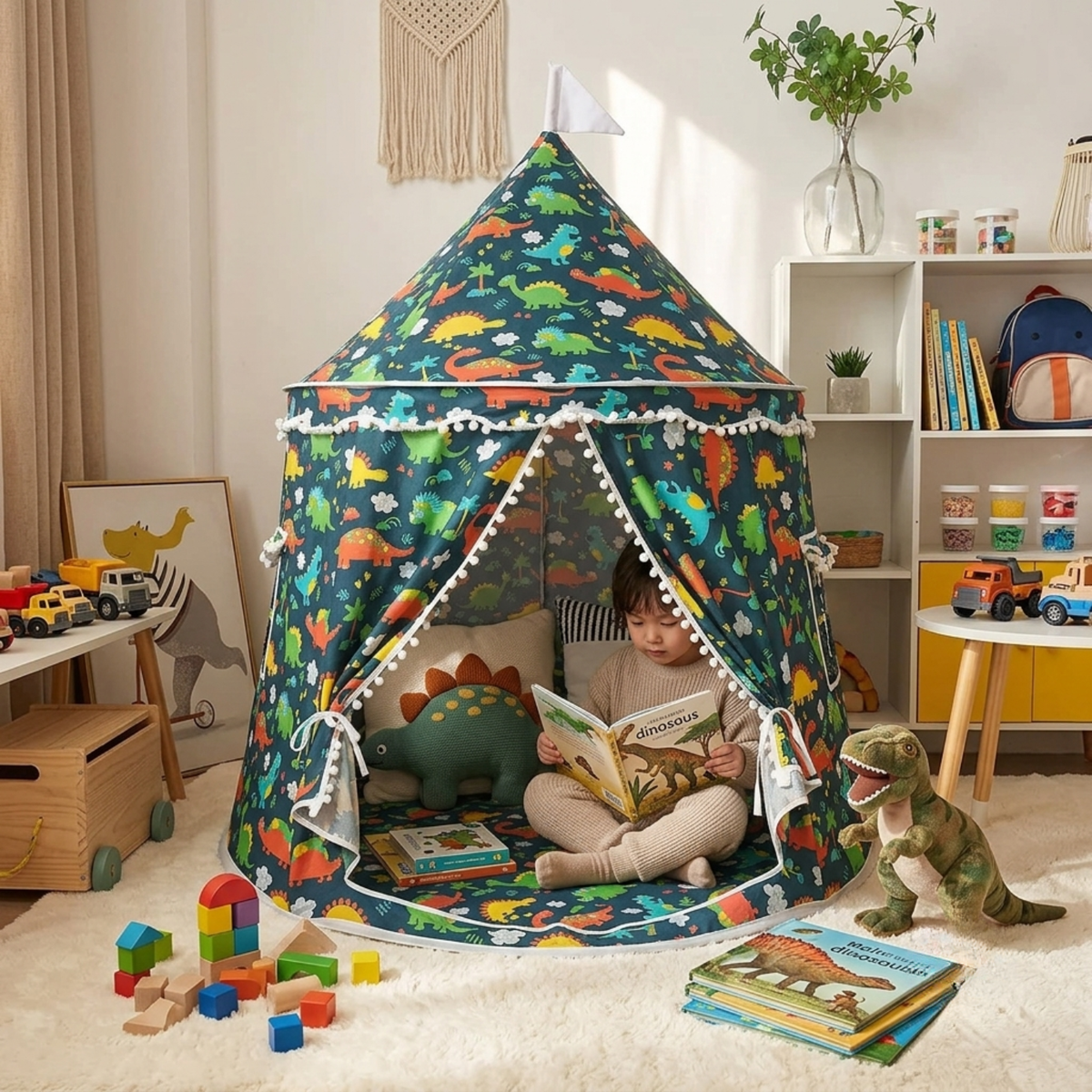 Kids Indoor Teepee Play Tent