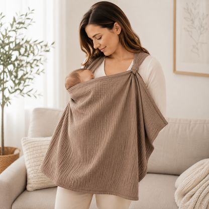 Gauze Nursing and Stroller Cover